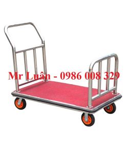 Xe inox đẩy hành lý khách sạn D22