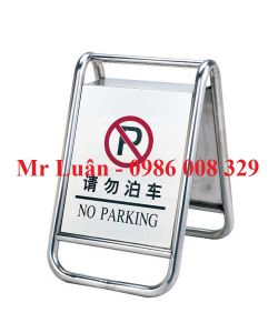 Biển cảnh báo chú ý inox chữ A