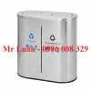thung-rac-inox-nap-lat-phan-loai-2-ngan - ảnh nhỏ  1