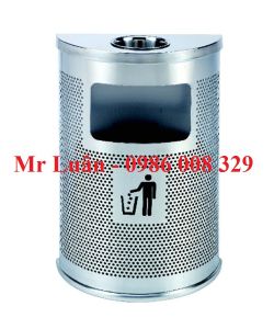 Thùng rác inox bán nguyệt A55