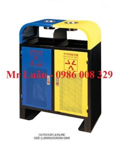 Thùng rác ngoài trời NTL-006
