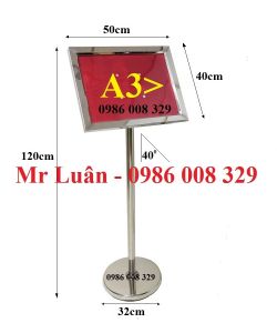 Bảng thông báo inox A3 lớn