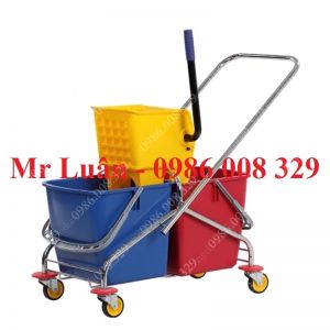 Xe vắt nước lau sàn đôi 60L