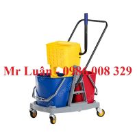 Xe vắt móp đôi 34L khung nhựa