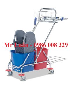 Xe vắt nước lau sàn 2 ngăn