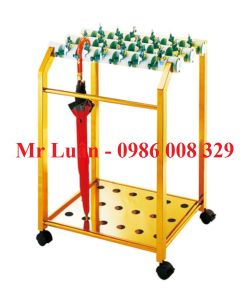 Kệ để ô dù vát góc 18 ô có khóa