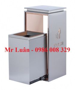 Thùng rác inox cấm hút thuốc