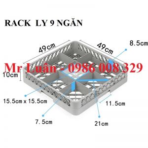 Rack đựng ly 9 ngăn