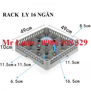 Rack đựng ly 16 ngăn
