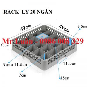 Rack đựng ly 20 ngăn
