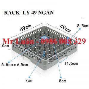 Rack đựng ly 49 ngăn