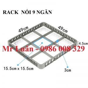 Rack nối đựng ly 9 ngăn