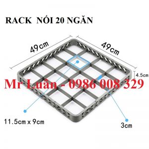 Rack nối đựng ly 20 ngăn