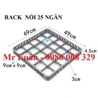 Rack nối đựng ly 25 ngăn