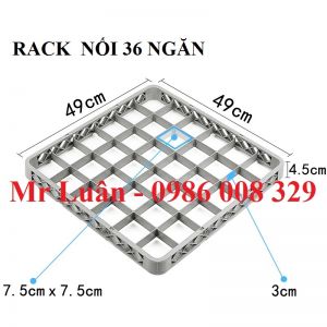 Rack nối đựng ly 36 ngăn