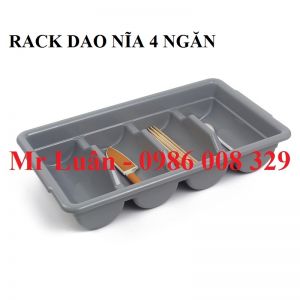 Rack đựng dao nĩa 4 ngăn
