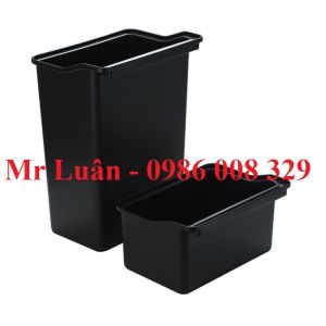 Bộ thùng đen gắn hông xe đẩy phục vụ