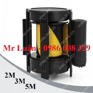 Hộp dây cột chắn sọc vàng đen