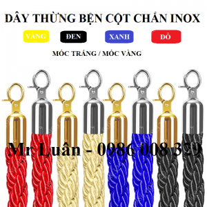 Dây thừng xoắn bện cho cột trụ barie inox