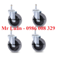 Bộ 4 bánh xe không khóa mua thêm cho xe đẩy nhựa