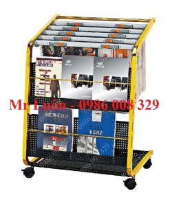 Kệ để tạp chí sách báo  H26 đen