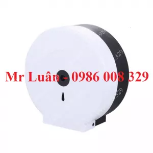 Hộp đựng giấy vệ sinh treo tường nhựa trắng