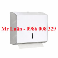 Hộp đựng giấy lau tay chữ nhật inox bóng