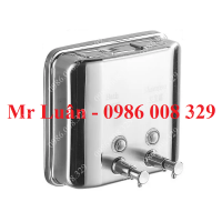 Hộp đựng nước rửa tay inox 2 ngăn 450mlx2