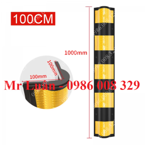 Ốp góc tròn phản quang vàng 100cm