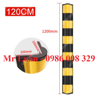 Ốp góc tròn phản quang vàng 120cm