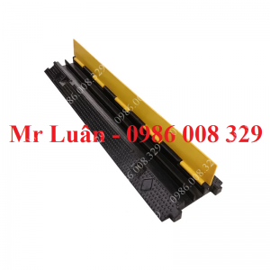 Gờ giảm tốc cao su bảo vệ cáp 2 rãnh