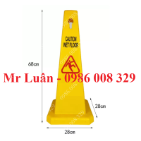 Biển báo trơn trượt hình trụ bằng nhựa