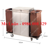 Xe đẩy dọn buồng phòng khách sạn X05
