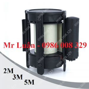 Đầu cuộn dây màu ghi trụ barie inox