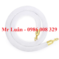 Dây nhung trắng cho trụ barie inox