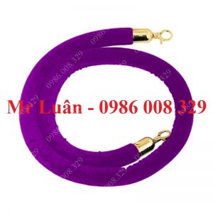 Dây nhung tím cho trụ chắn inox