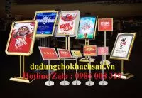 Cung cấp bảng thông báo inox biển chỉ dẫn bảng menu dùng cho khách sạn nhà hàng đại sảnh tòa nhà